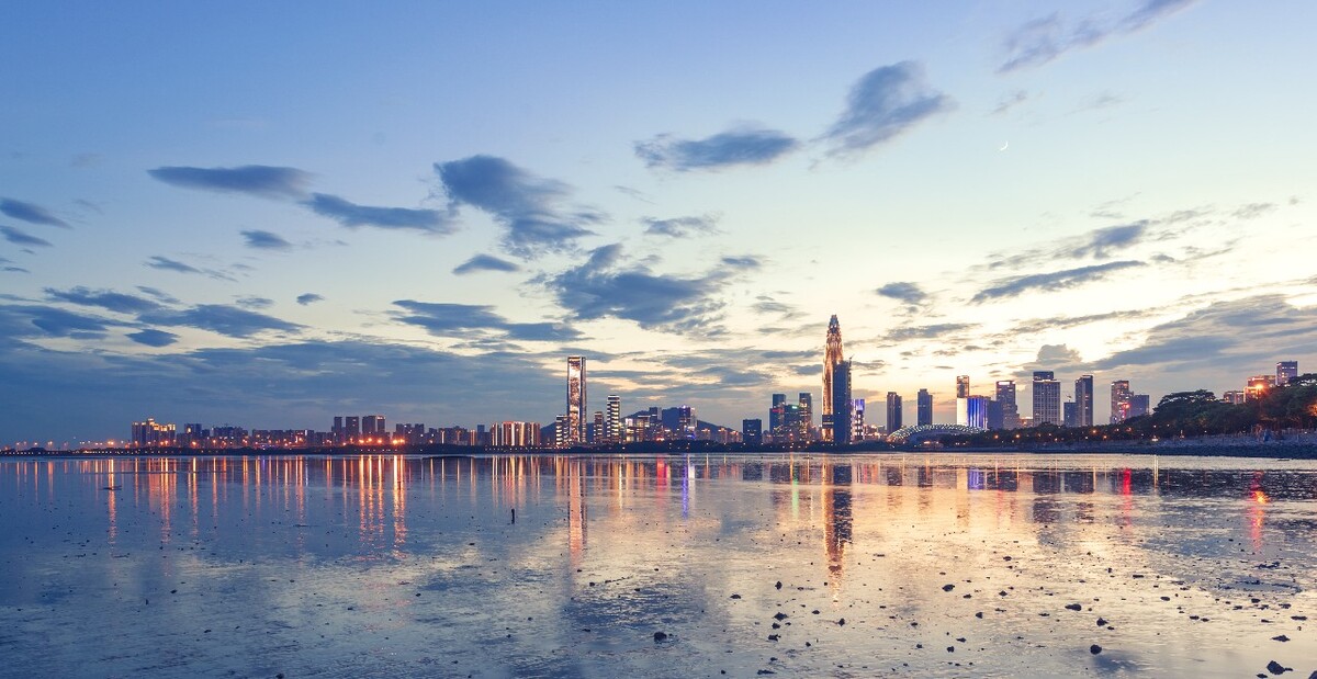 深圳湾水天一色