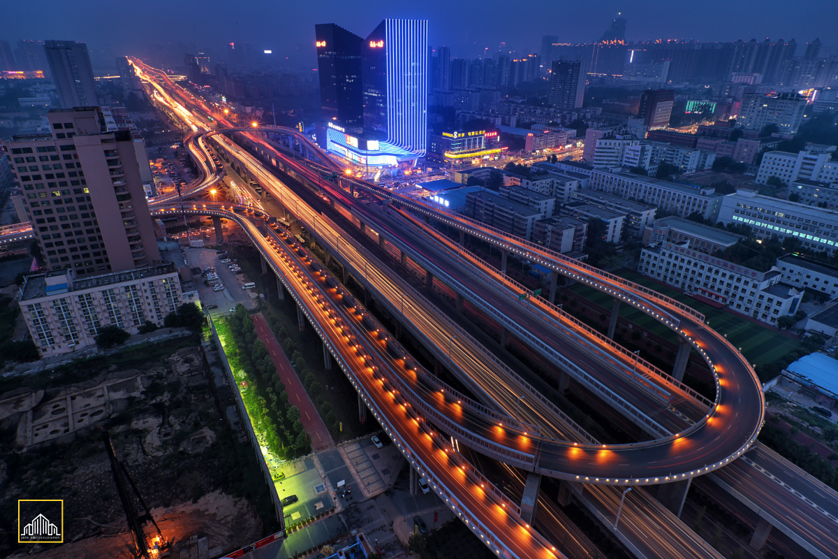 郑州文化路与北环立交桥