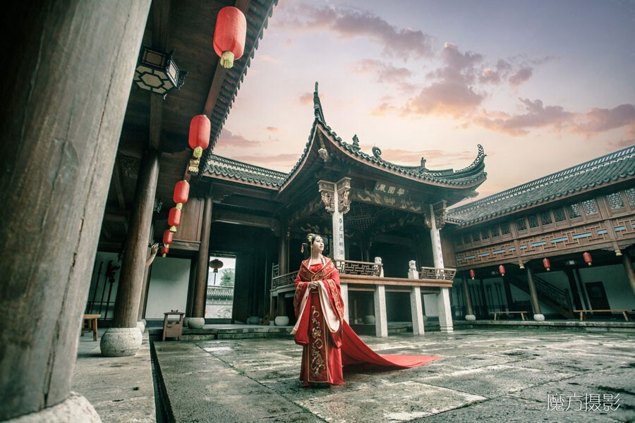 中国风婚纱照_婚纱照风格种类图片