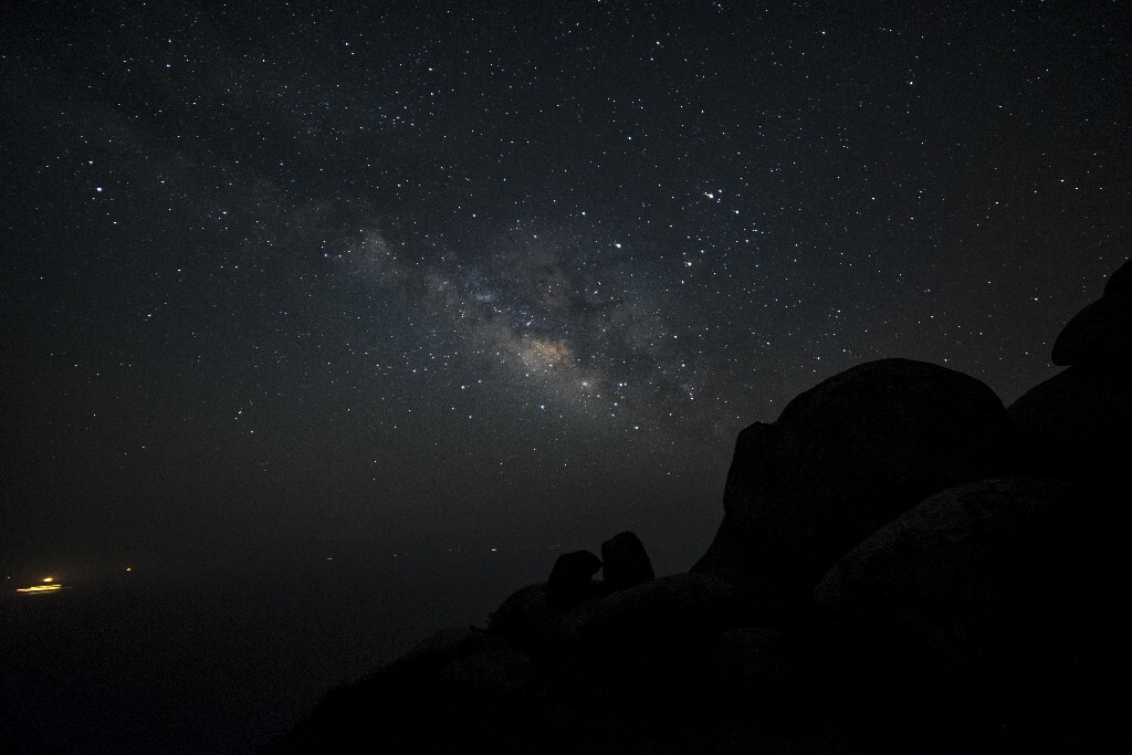 东福山的星空