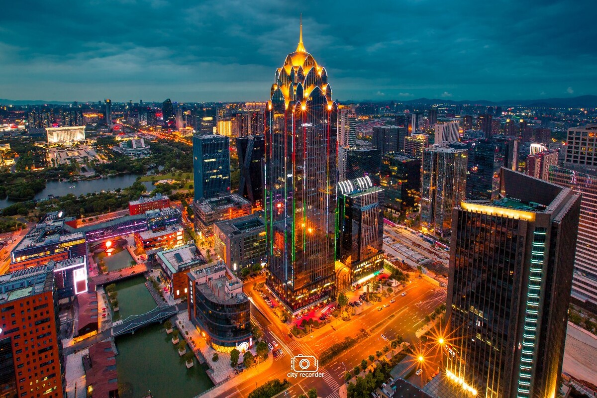 宁波南部商务区夜景系列二