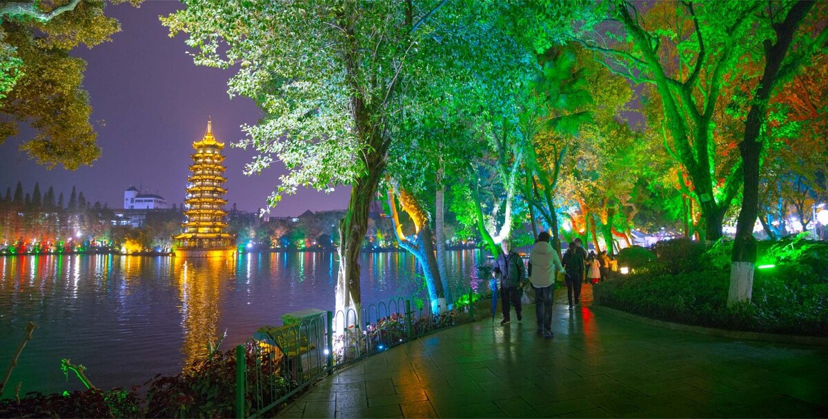 两江四湖夜景桂林旅游名片03