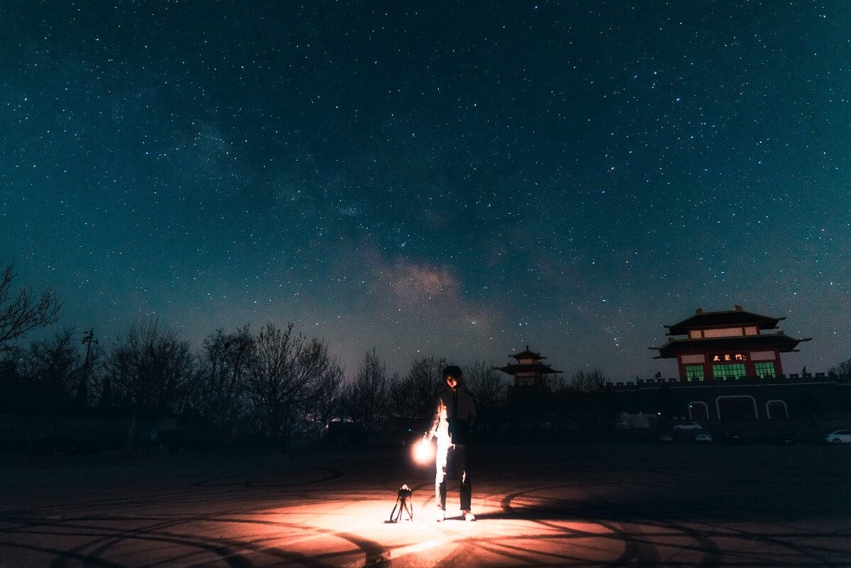七星台银河,济南星空基地,济南银河