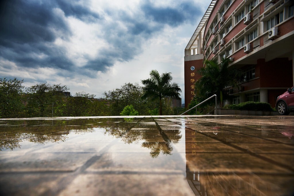 雨季,持续不断的阴雨天,一个短暂的多云天气,短暂的美好时光