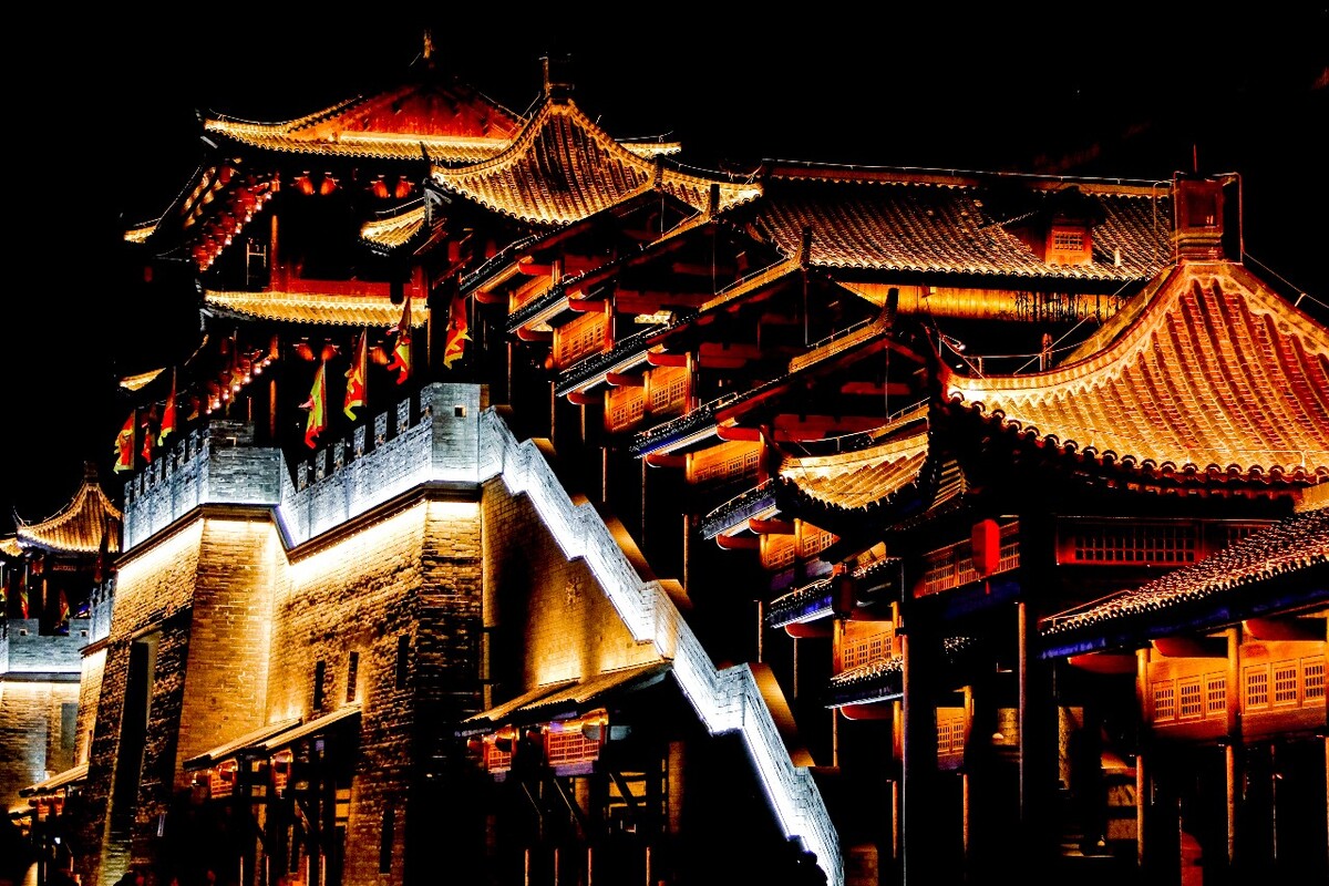 夜重庆云阳三国印象城