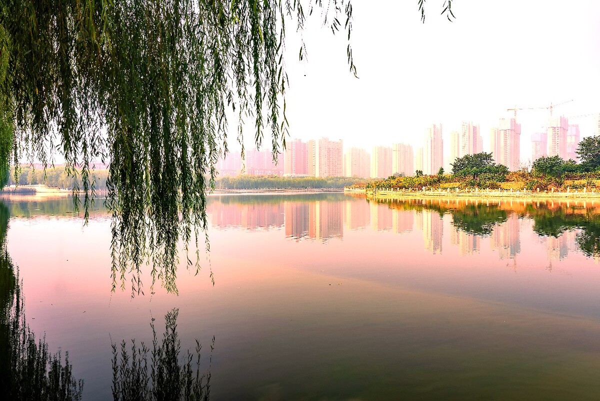 须水河滨河公园组拍