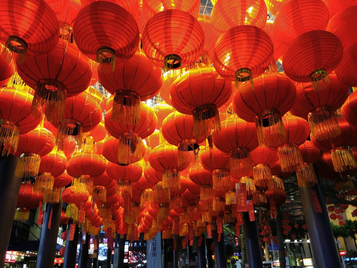 红红火火中国年大红灯笼高高挂红红火火过大年