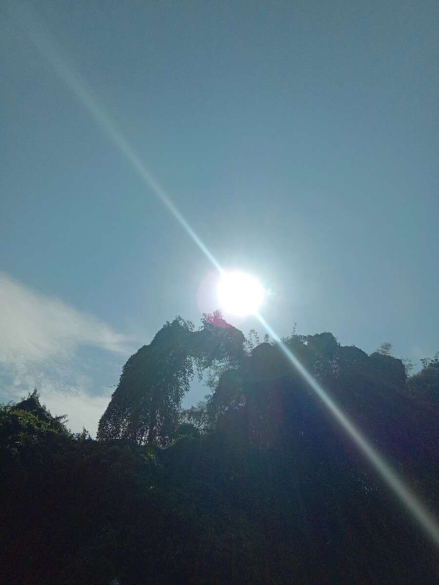 山上的太阳