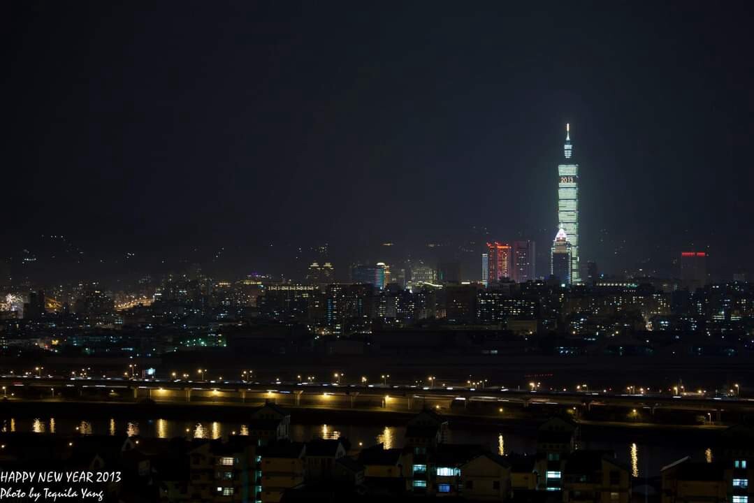 台湾台北101跨年烟火