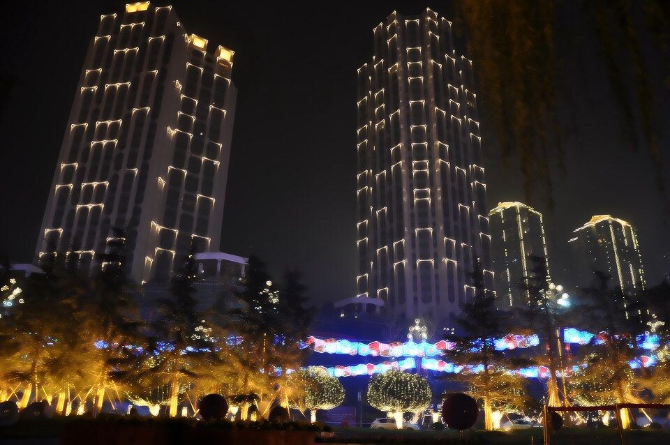 2012重庆 南滨公园 夜景 - luoxuanbo