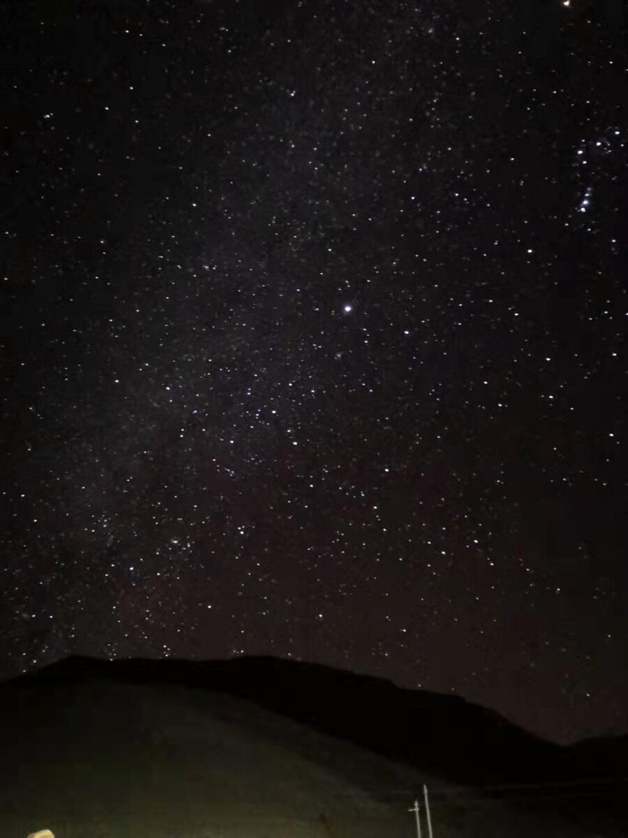 珠峰大本营的星空怀念那夜的流星雨
