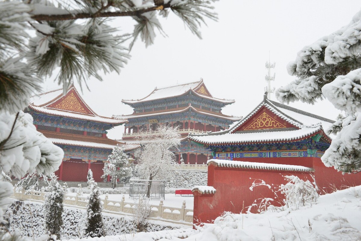 愣严寺冬雪