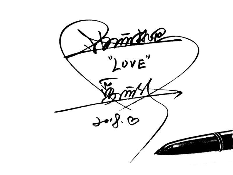 迪丽热巴的签名怎么写图片