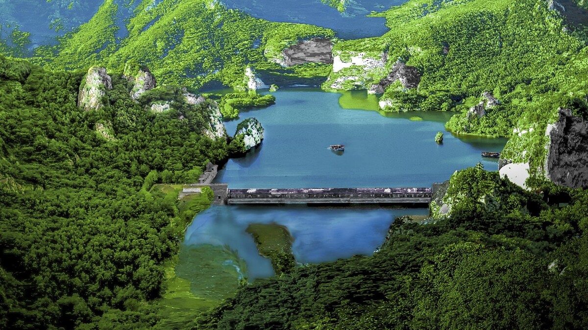 辽宁冰峪沟风光