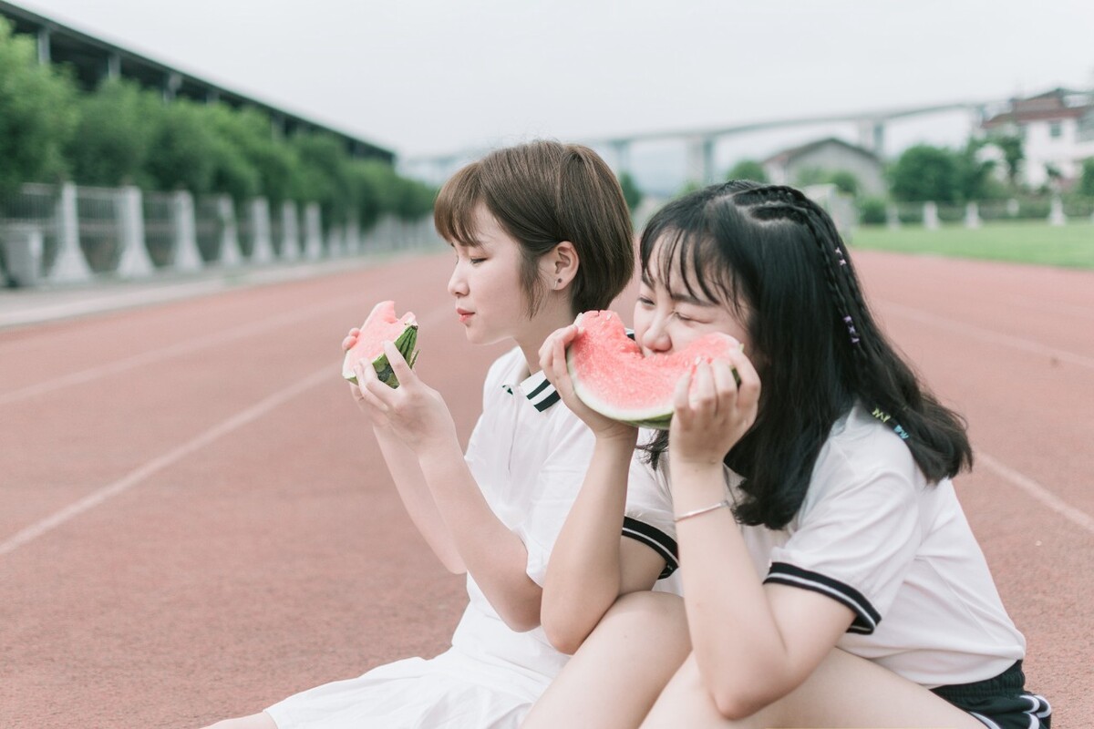 日系写真 闺蜜写真 小清新 人像 校园 毕业季 夏天