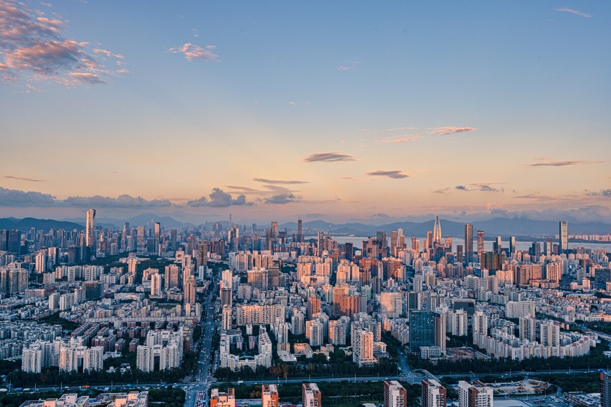深圳后海的黄昏