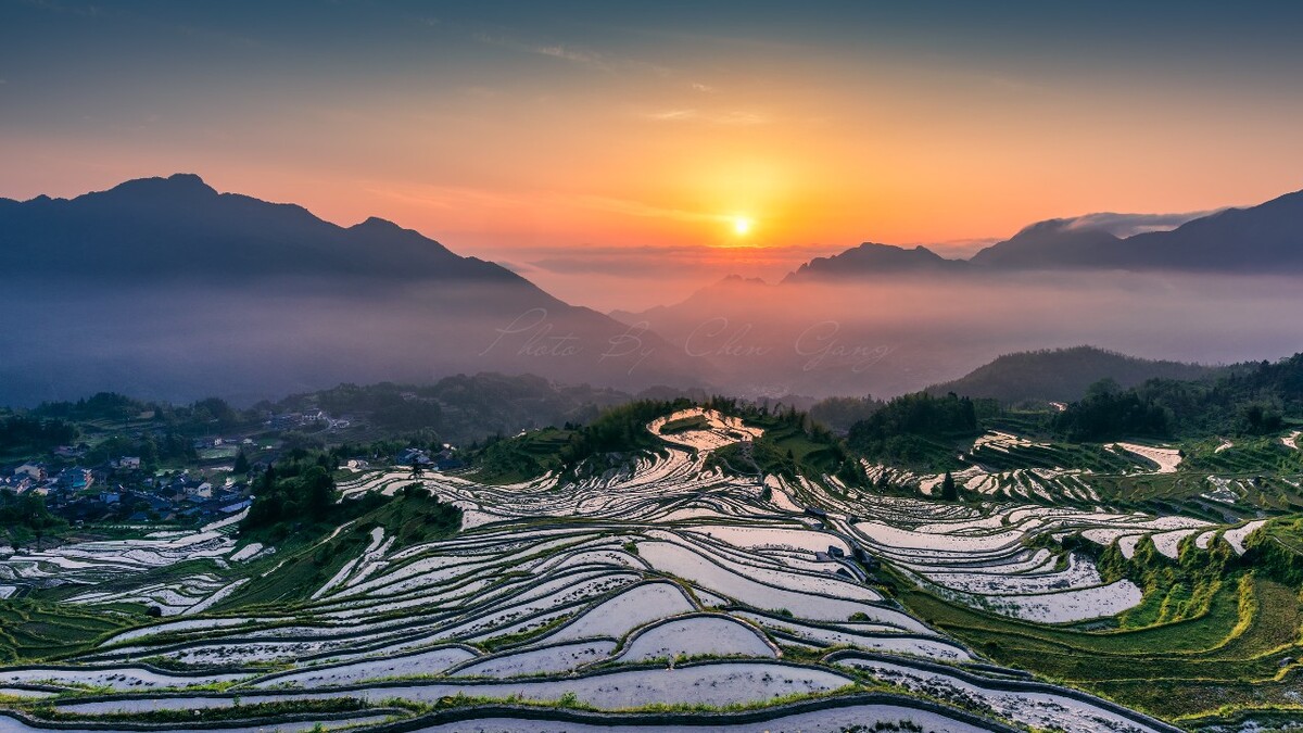 云海梯田