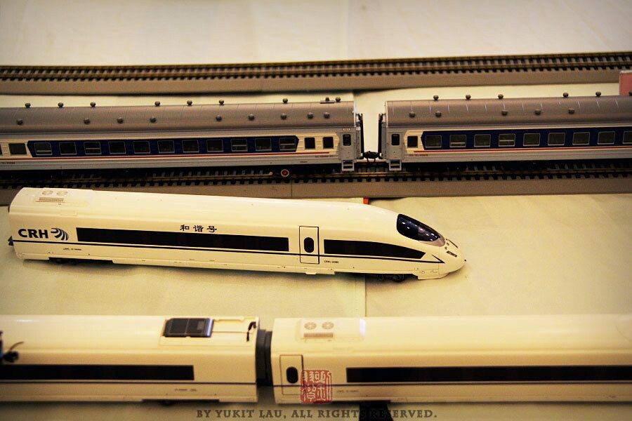 【第三届模型运转会】和谐号crh3型模型和三茂22型模型 br />
