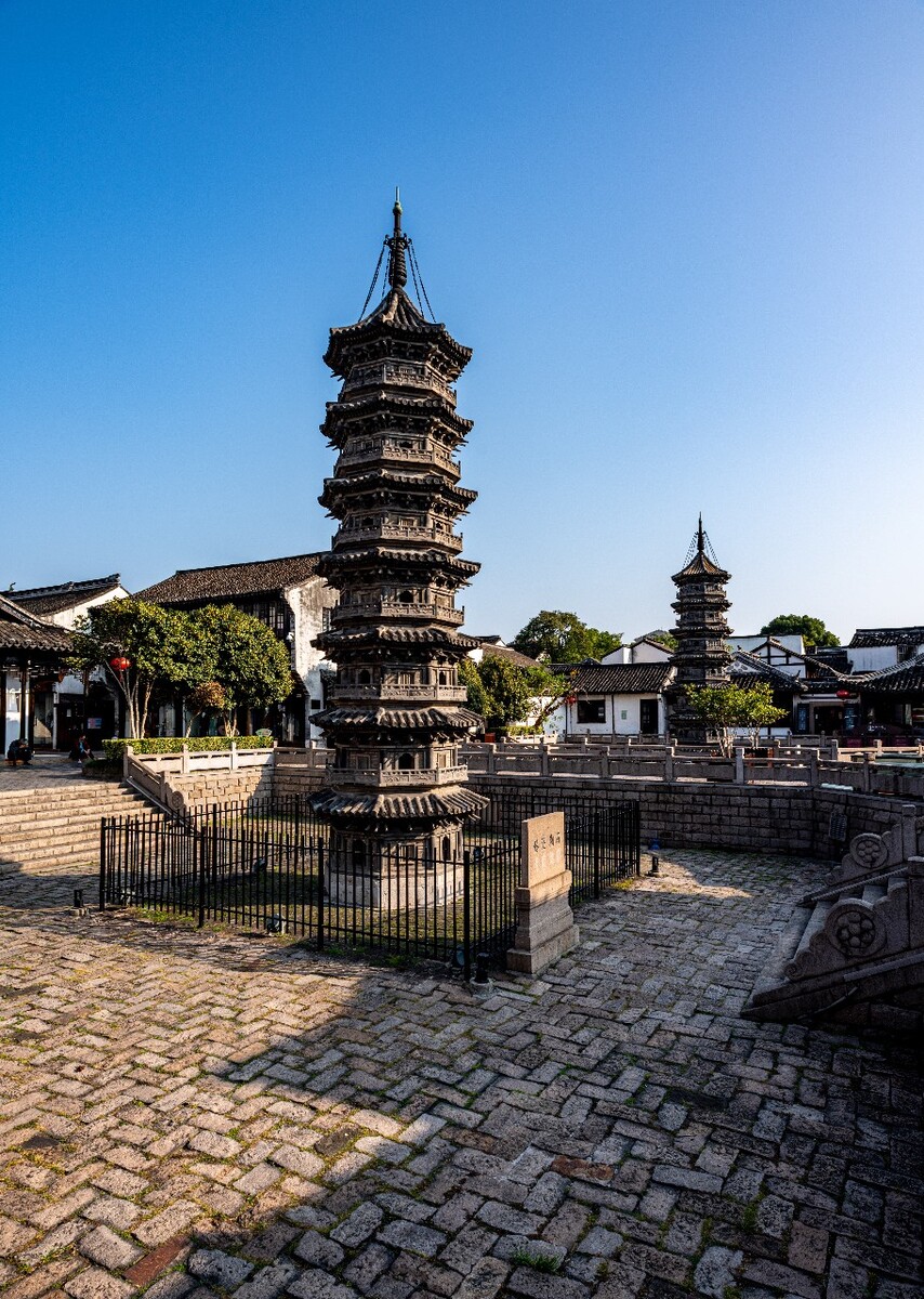 上海嘉定南翔双塔建筑南翔砖塔