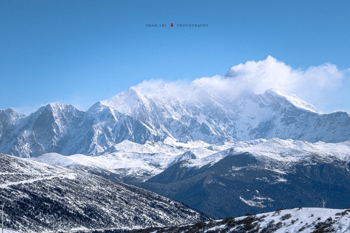 色季拉山口观南迦巴瓦峰