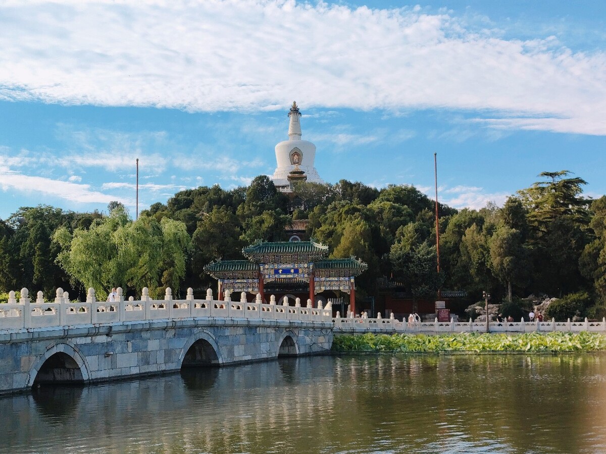 北海园林古建美景拍摄于北京