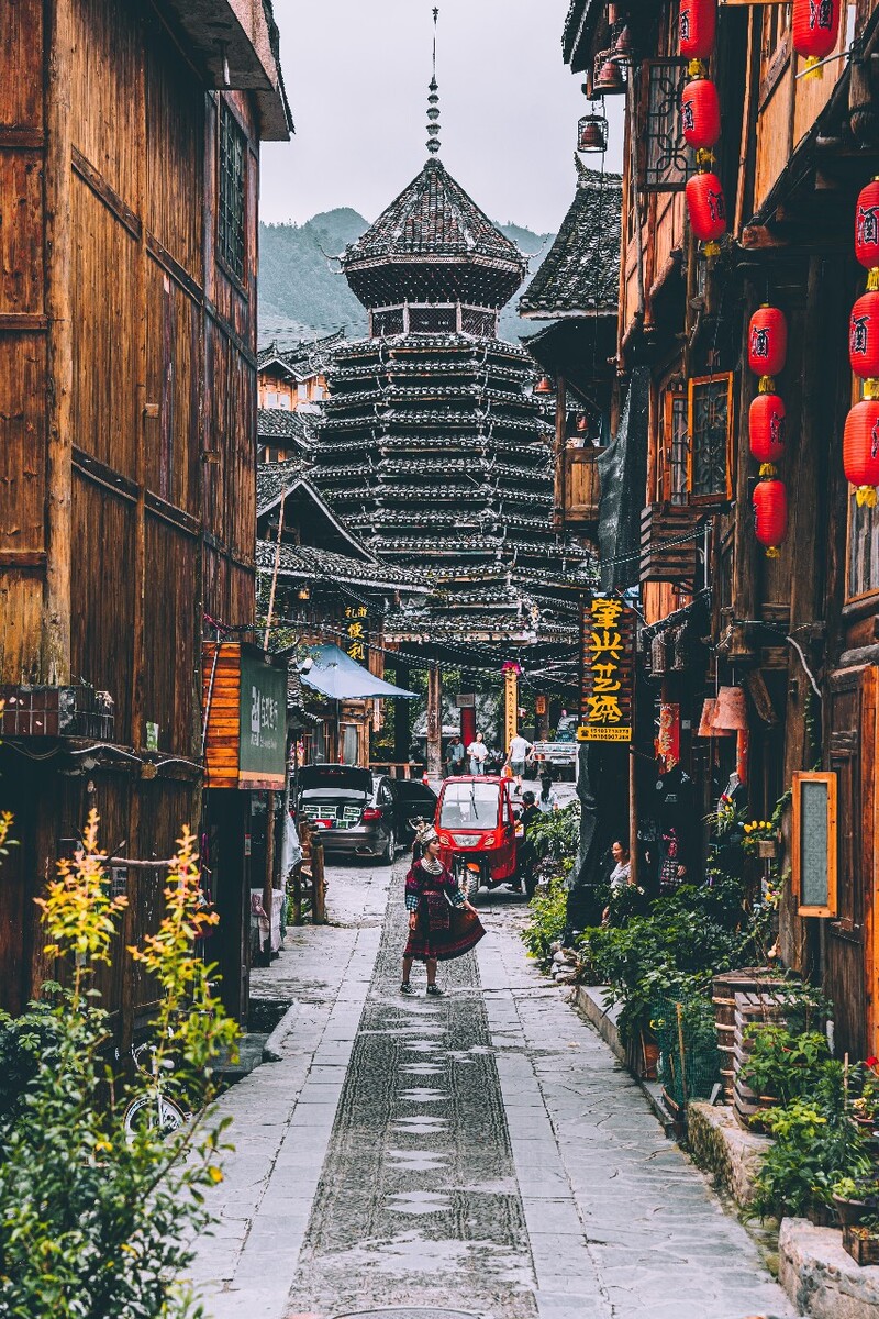 贵州旅行千年古镇肇兴侗寨