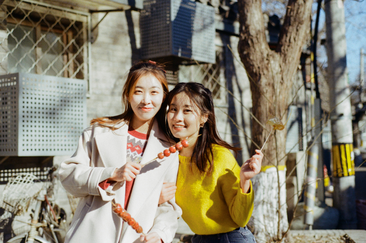 闺蜜共游北京胡同