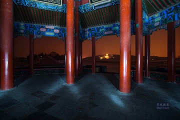 古亭夜色