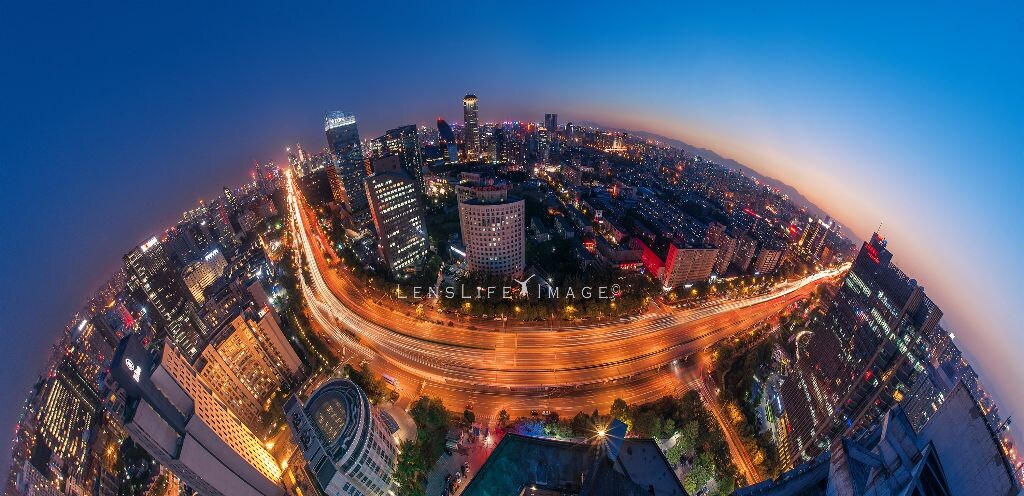京城要道——东北三环大弯道，俯瞰北京每天最拥堵的路段