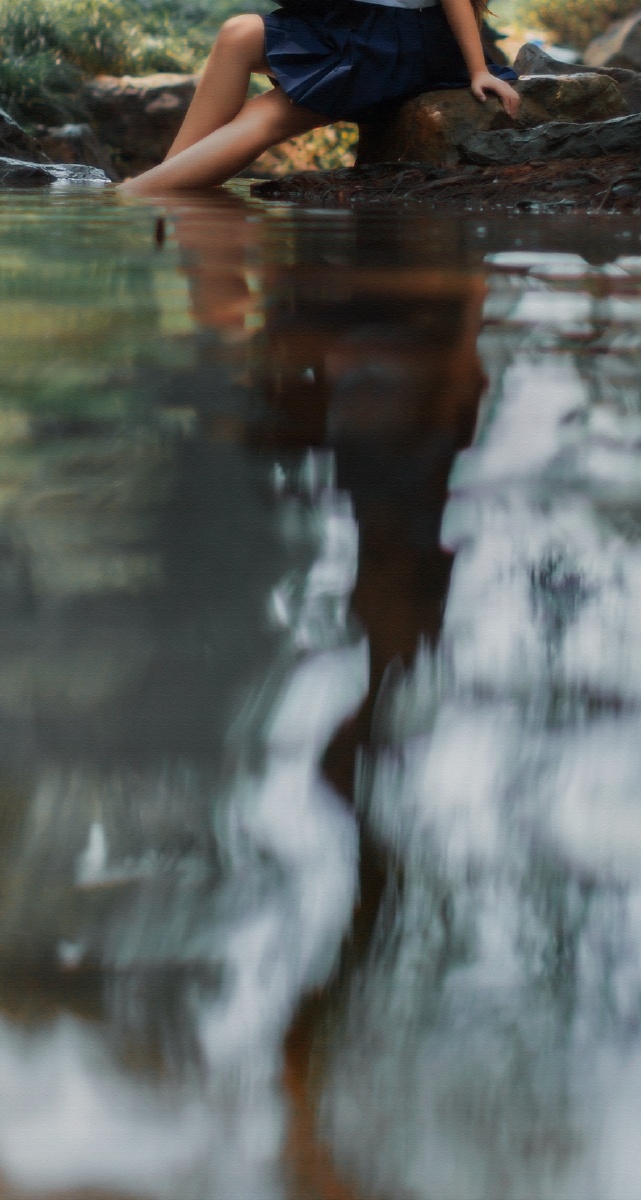 感谢锤锤提供的文案翻译,拍照不如玩水吧! - 佳