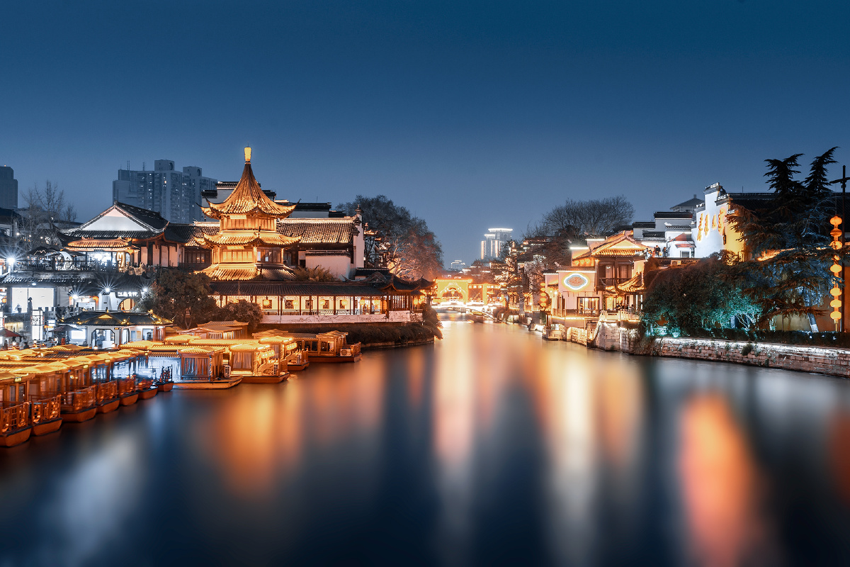 秦淮河畔夫子庙