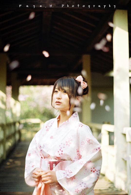 花が咲く<br />
风吹起花瓣,如果时光停止,那么一定是这样的时刻。