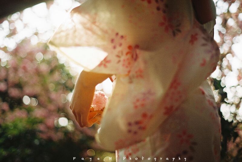 花が咲く<br />
风吹起花瓣,如果时光停止,那么一定是这样的时刻。