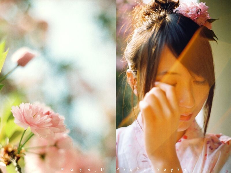 花が咲く<br />
风吹起花瓣,如果时光停止,那么一定是这样的时刻。