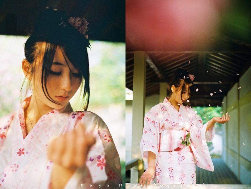 花が咲く<br />
风吹起花瓣,如果时光停止,那么一定是这样的时刻。