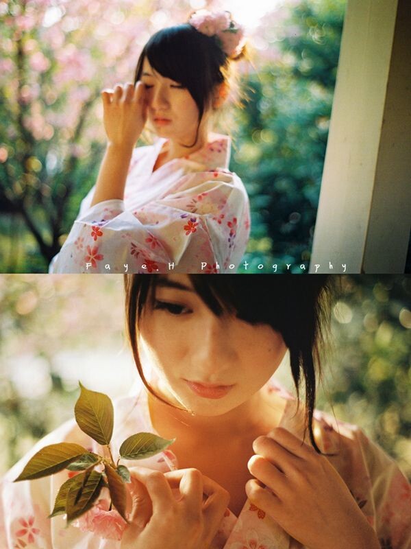 花が咲く<br />
风吹起花瓣,如果时光停止,那么一定是这样的时刻。
