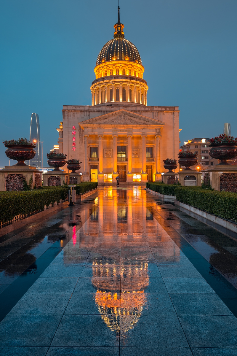 雨中的天津音乐厅 - 百光千影 - 图虫