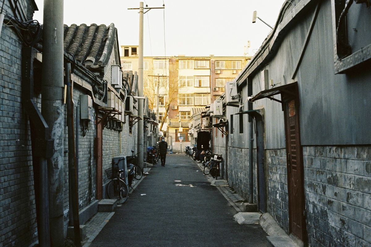 北京冬日的胡同