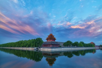 A Corner of Forbidden City in A Morning