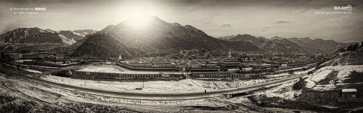 拉卜楞寺全景