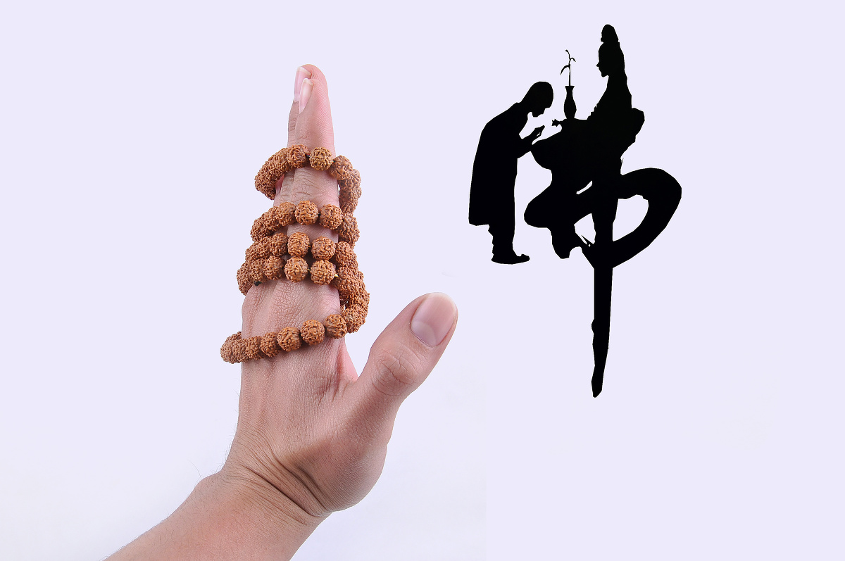 佛系树有禅心化菩提人怀佛意执须弥