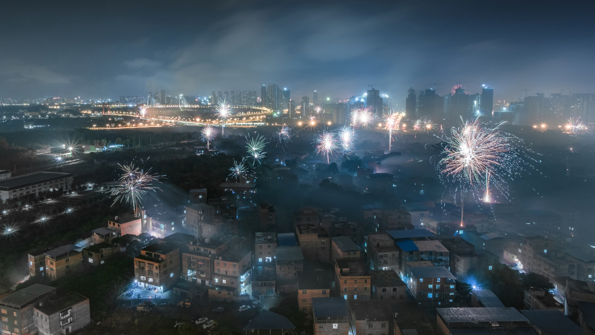 城市的边缘广西南宁五象新区那黄村