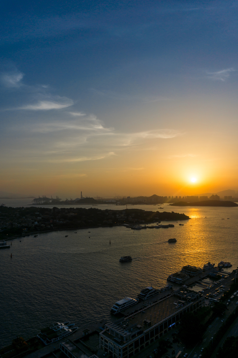 日落时分的鼓浪屿