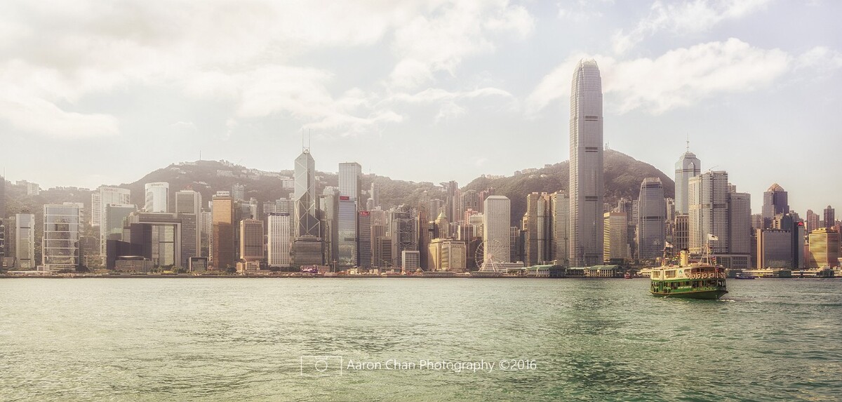 香港维多利亚港之光