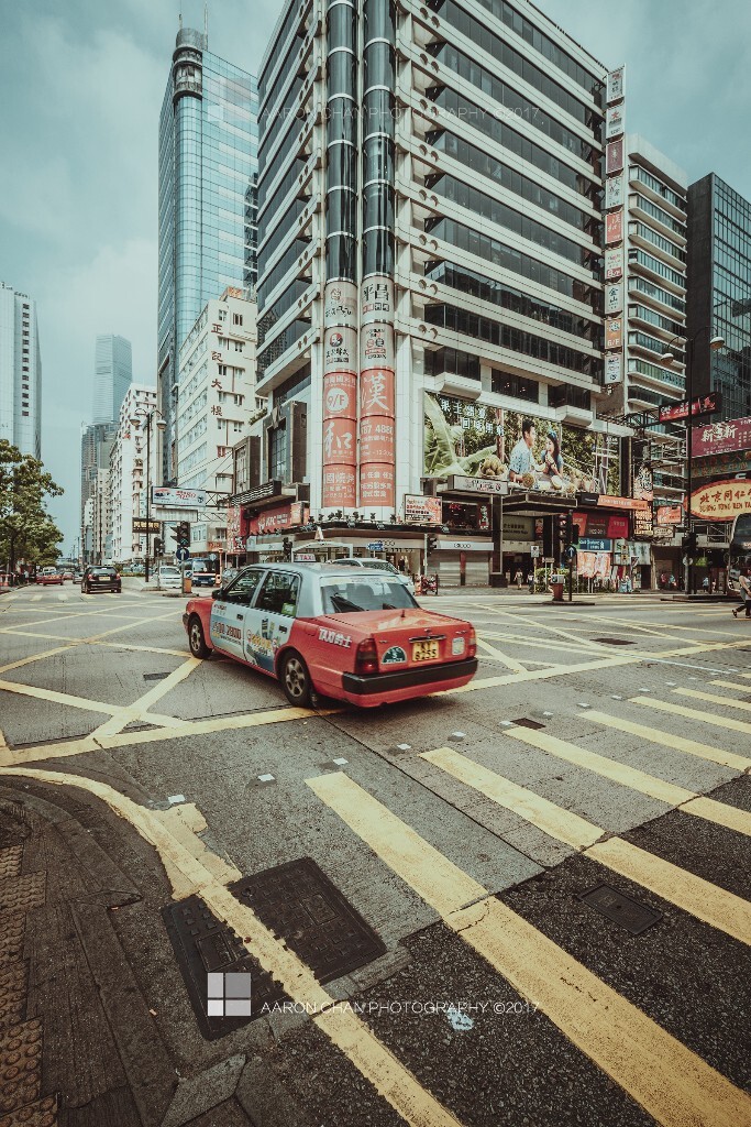 I walked along the Austin Road towards Nathan Road.