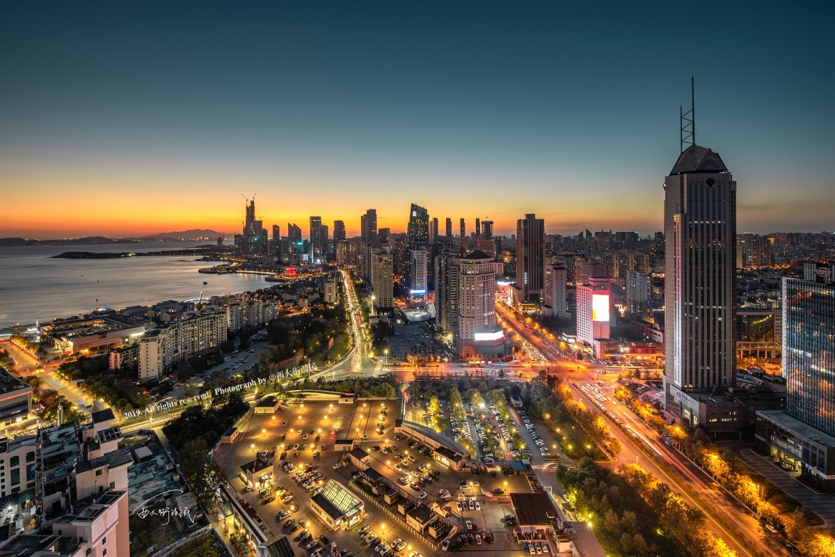 山东青岛浮山湾cbd