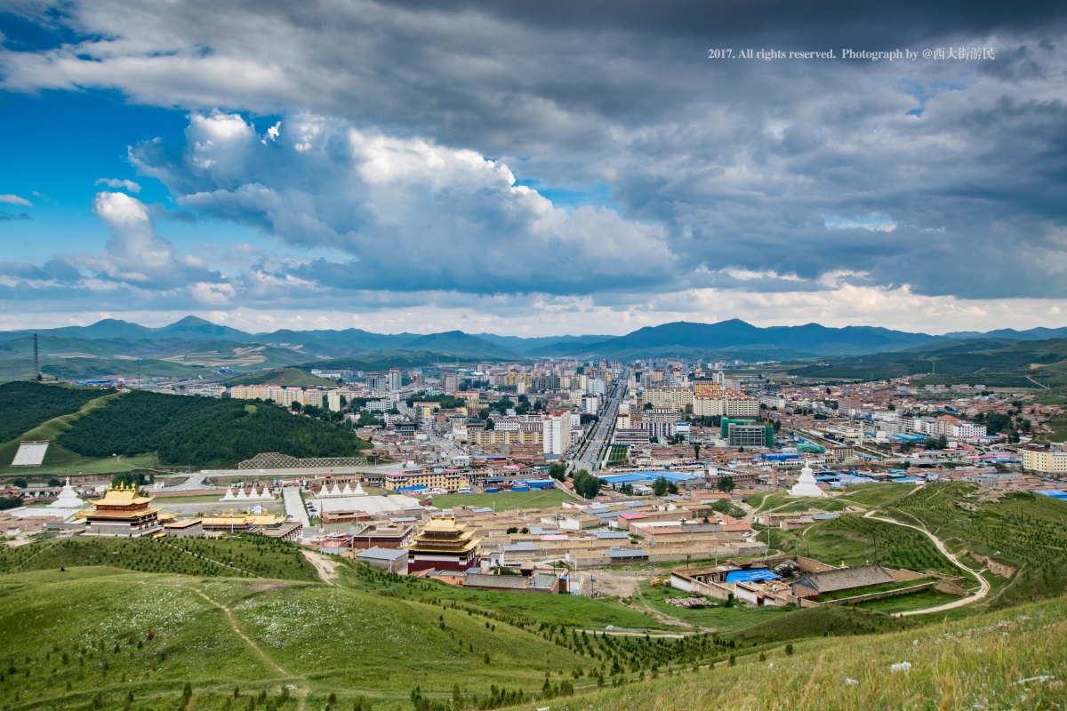 甘肃.合作市(昼)