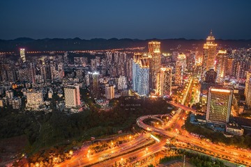 南坪入夜