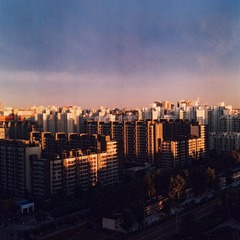 北京 8月的夕阳
