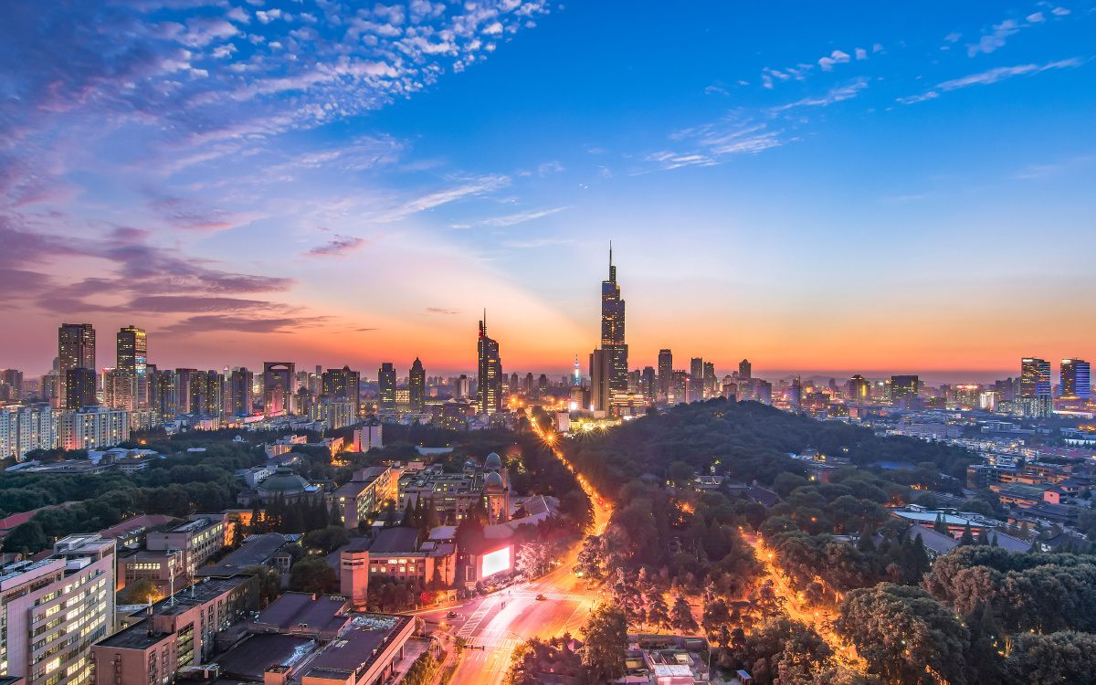 南京的日落,一座城的梦